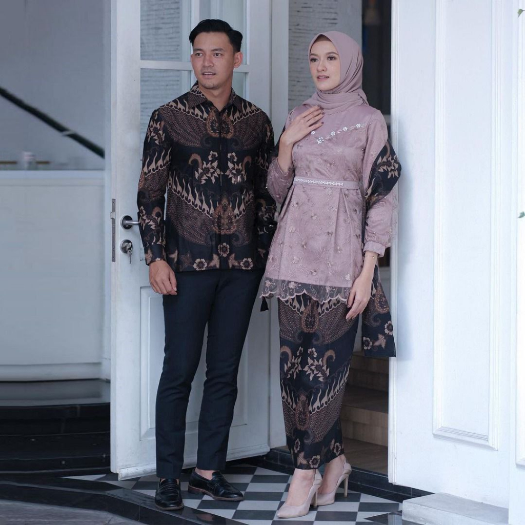 Jual Batik Couple Kebaya Modern Kebaya Wisuda Tunangan Lamaran Baju Kondangan Terbaru