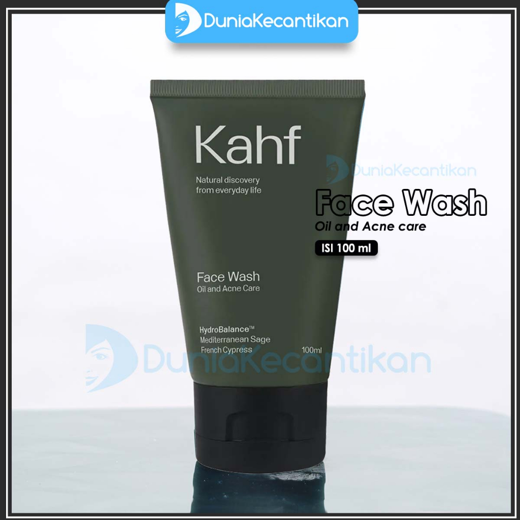 Jual Kahf Oil and Acne Care Face Wash 100 ml Sabun Pembersih Wajah Pria Untuk Jerawat Facial