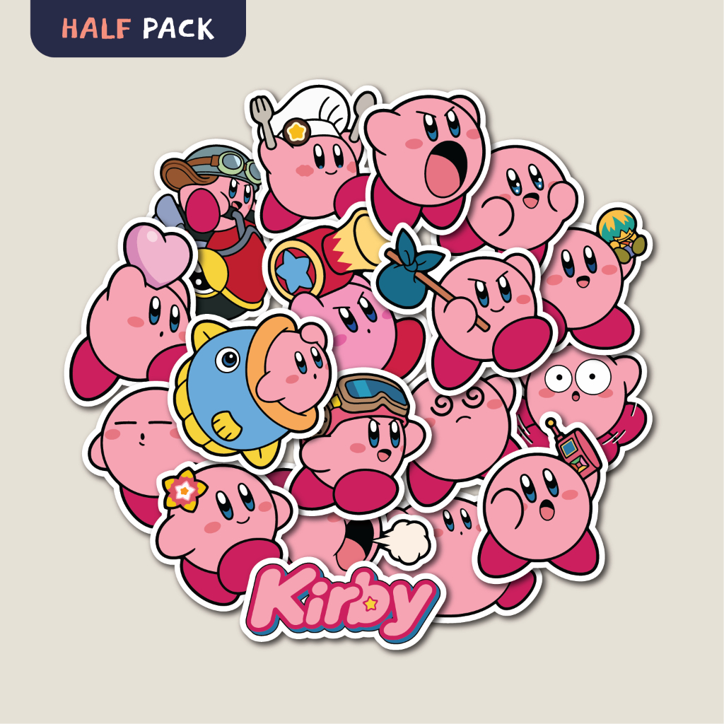 Jual STICKER PACK KIRBY STICKER TUMBLER STIKER LAPTOP KOPER HELM