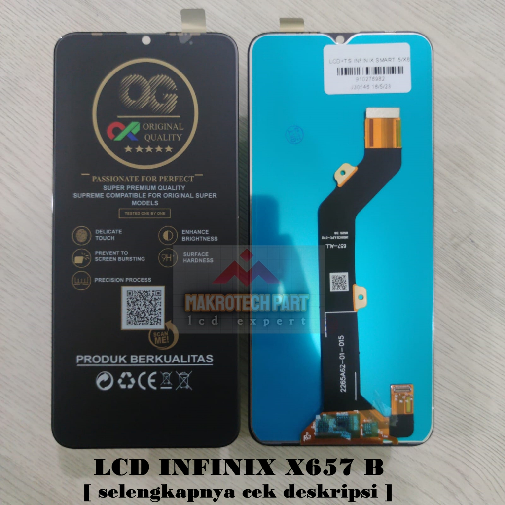 Jual Lcd touchscreen infinix x657b / smart 5/ hot 10 lite / tecno KE5 ...