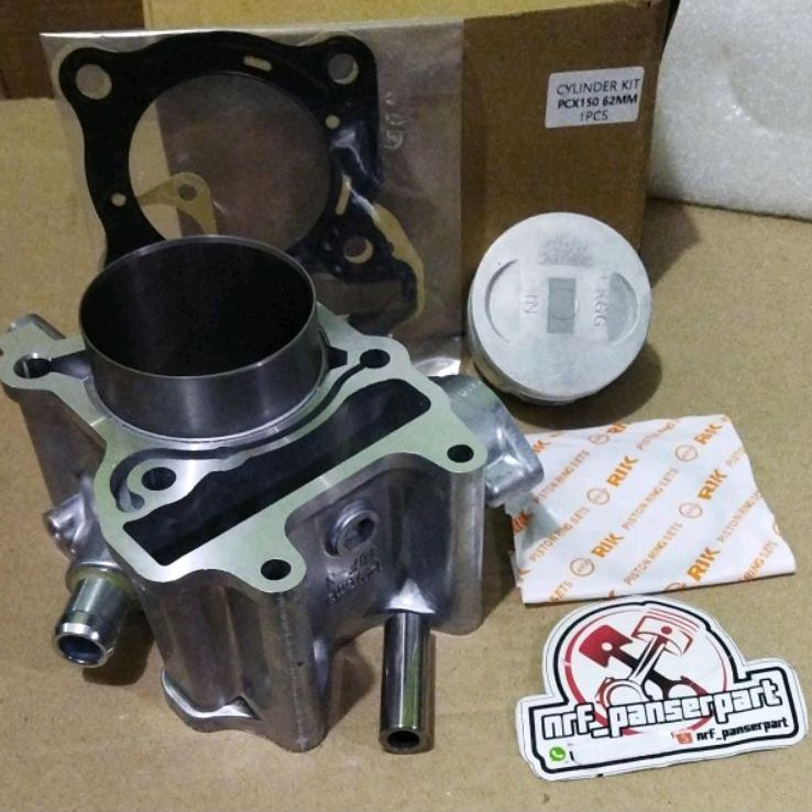 Jual BLOK SEHER PCX 150//BORING SET BORE UP 62 MM DAN STANDAR HONDA PCX