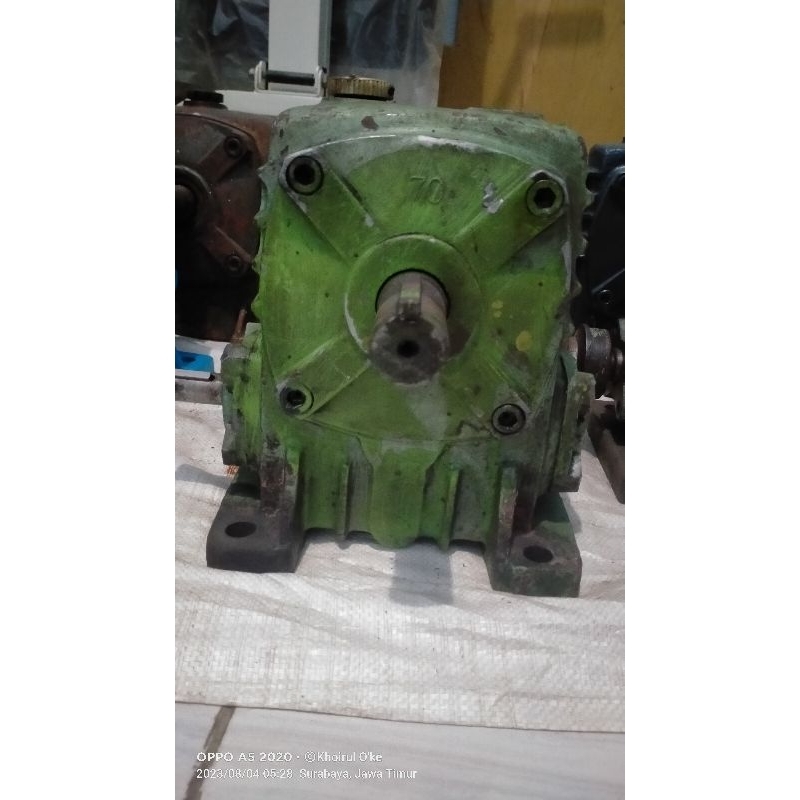 Jual Gear Box Tipe Wpa/ Wps Ukuran 70 Rasio 1:10, 1:30, 1:50, 1:60 (Di ...