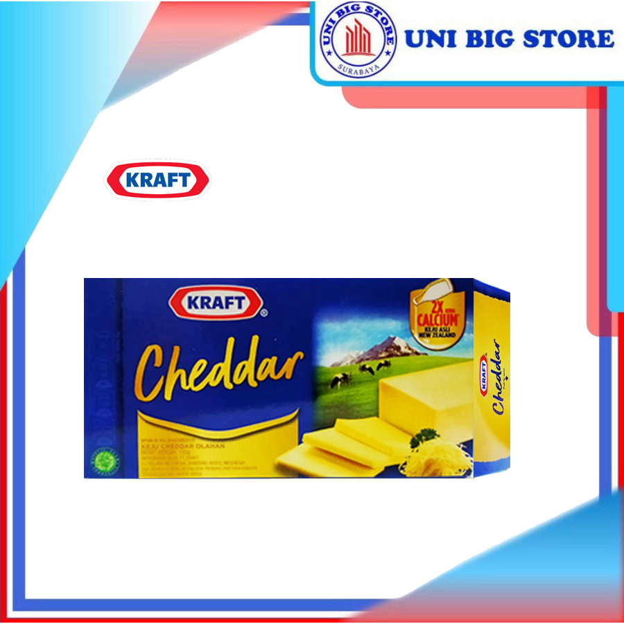 Jual Kraft Keju Cheddar 150 Gr Cheese Chedar Balok Blok Kotak | Shopee ...