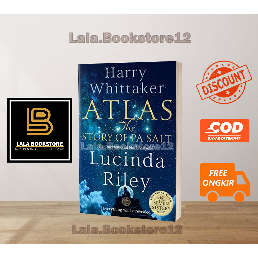 Jual Atlas the Story of Pa Salt Lucinda Riley, Harry Whittaker