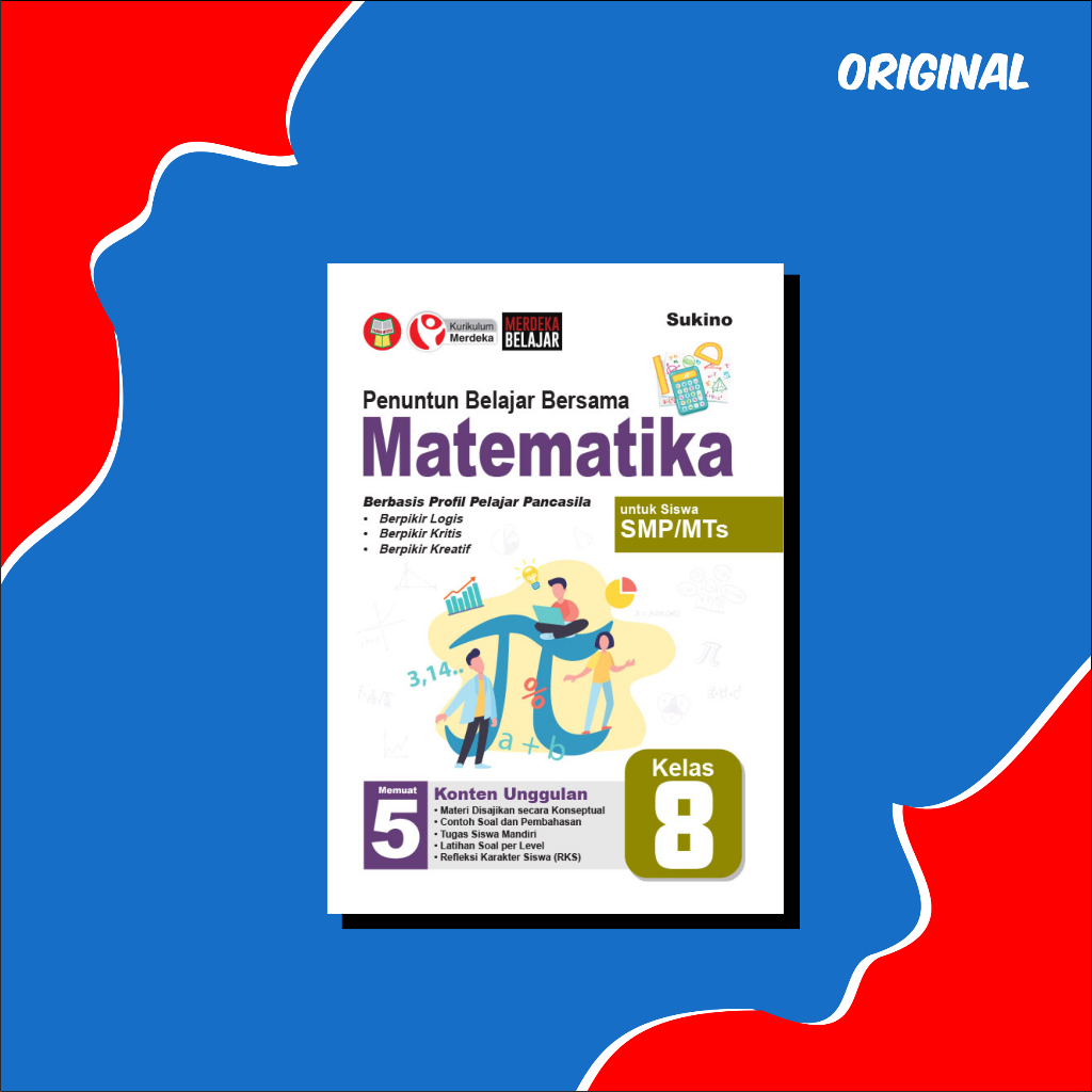 Jual BUKU PENUNTUN BELAJAR BERSAMA MATEMATIKA UNTUK SISWA SMP/MTS KELAS ...