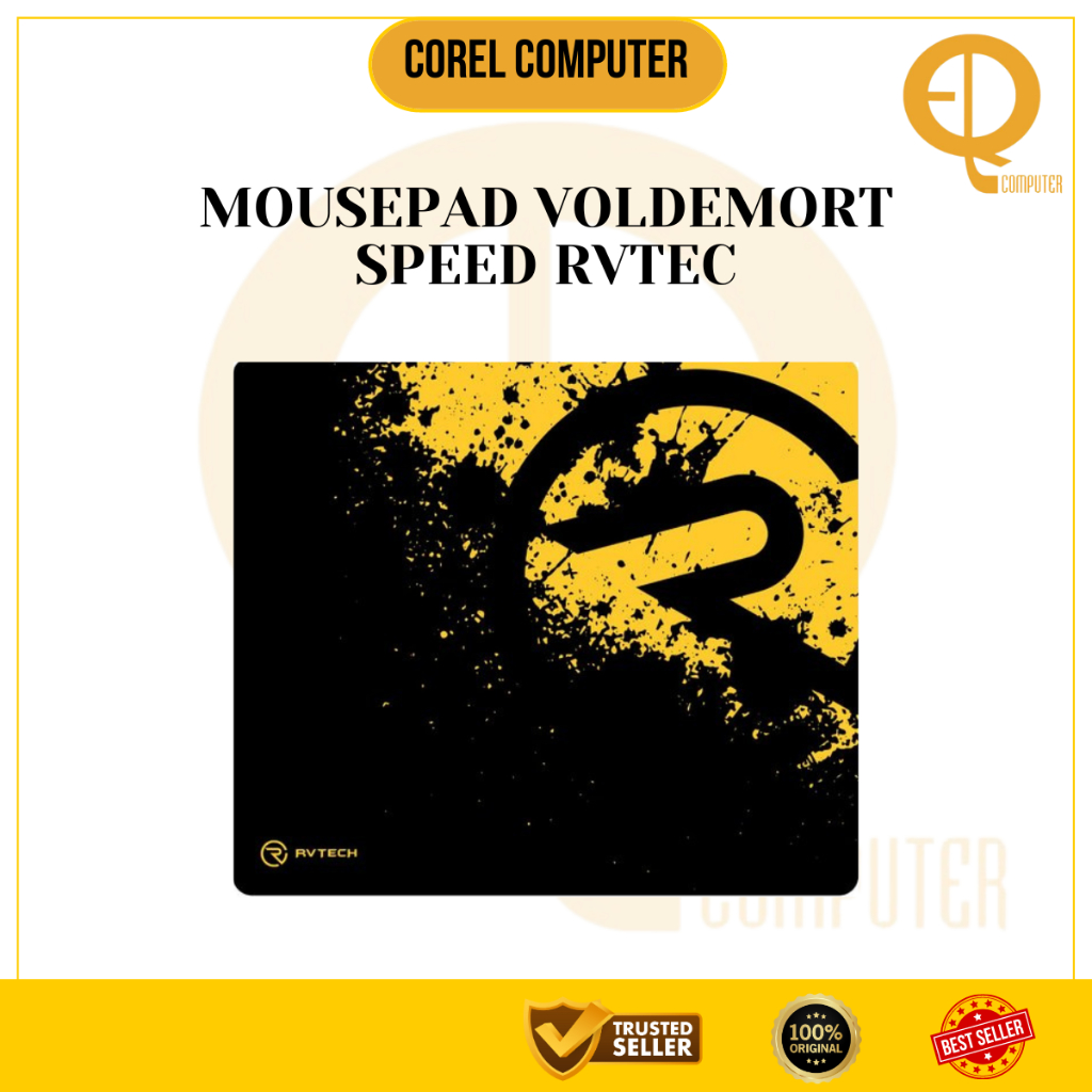 Jual MOUSEPAD VOLDEMORT SPEED RVTEC KUNING / Gaming Mouse Pad Medium ...