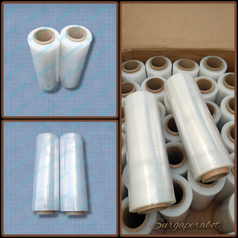 Jual Plastik Wrap Bening 20cm X 150m /Wrapping/Wraping Stretch Film ...