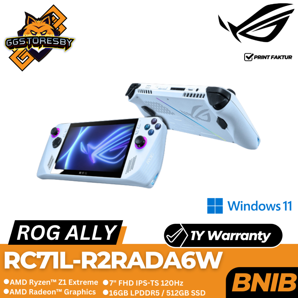 Jual Asus Rog Ally Rc71l R2rada6w Ryzen Z1 Ext 16512 W11 Shopee Indonesia 2250