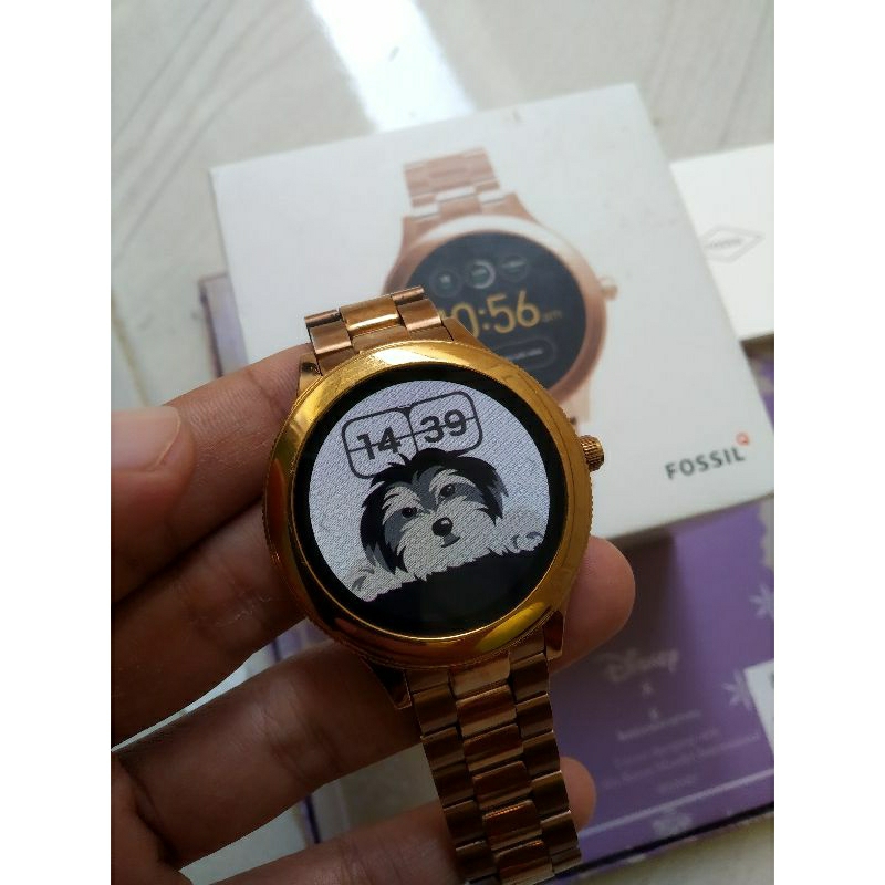 Original Fossil Smartwatch Q Venture Gen warna Rose Gold