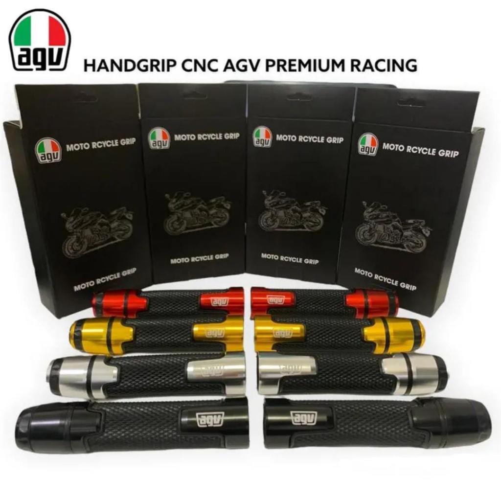 Jual Handgrip Grip Hanfat Cnc Agv Original Universal Semua Jenis Motor Shopee Indonesia