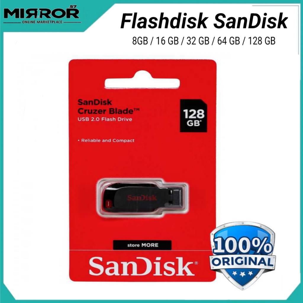 Jual Flashdisk Sandisk Cruzer Blade Usb Flash Drive Shopee Indonesia