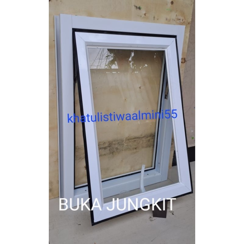 Jual cendela aluminium pesanan khusus 30x200 model sesuai chat | Shopee