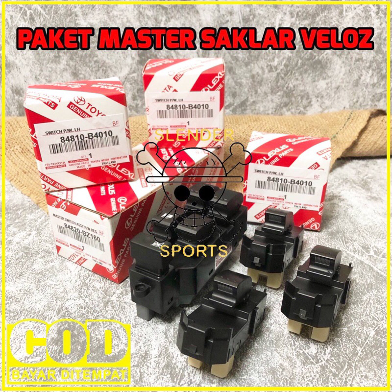 Jual Paket Saklar Power Window Veloz Master Saklar Veloz All New