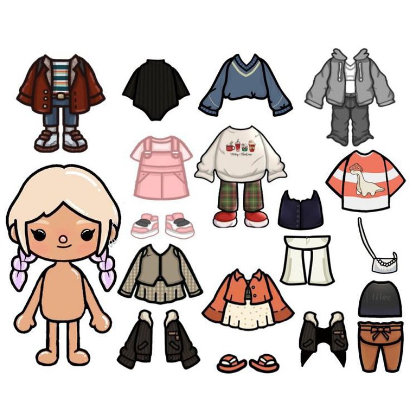 Jual PAPER DOLL TOCA BOCA MAINAN KERTAS BP BP AN TOCA BOCA MAINAN ...