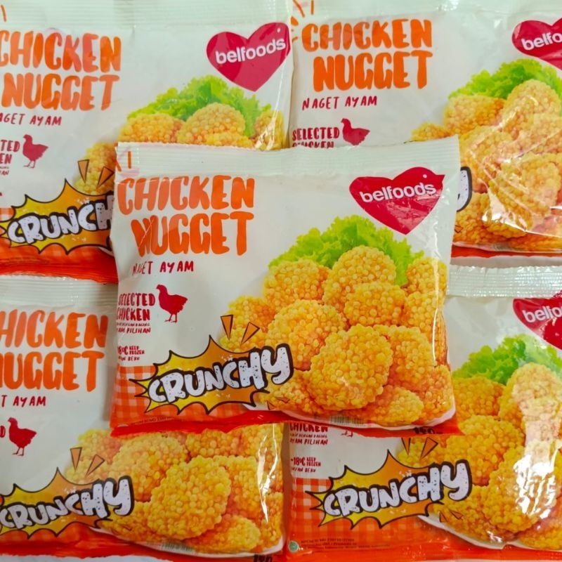 Jual BELFOODS CHICKEN NUGGET CRUNCHY / BELFOODS NUGGET CRISPY 140gr ...