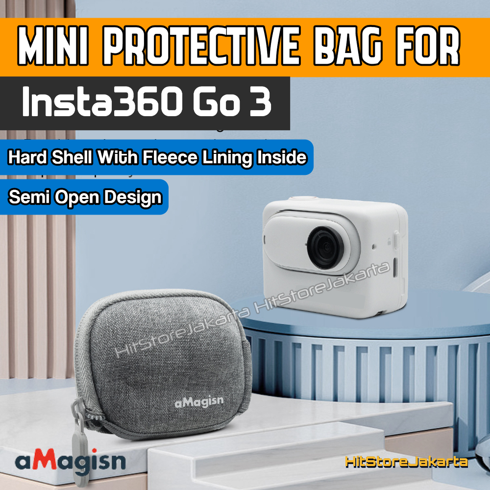 Jual aMagisn Mini Storage Bag For Insta360 Go 3S Tas Hard Shell ...