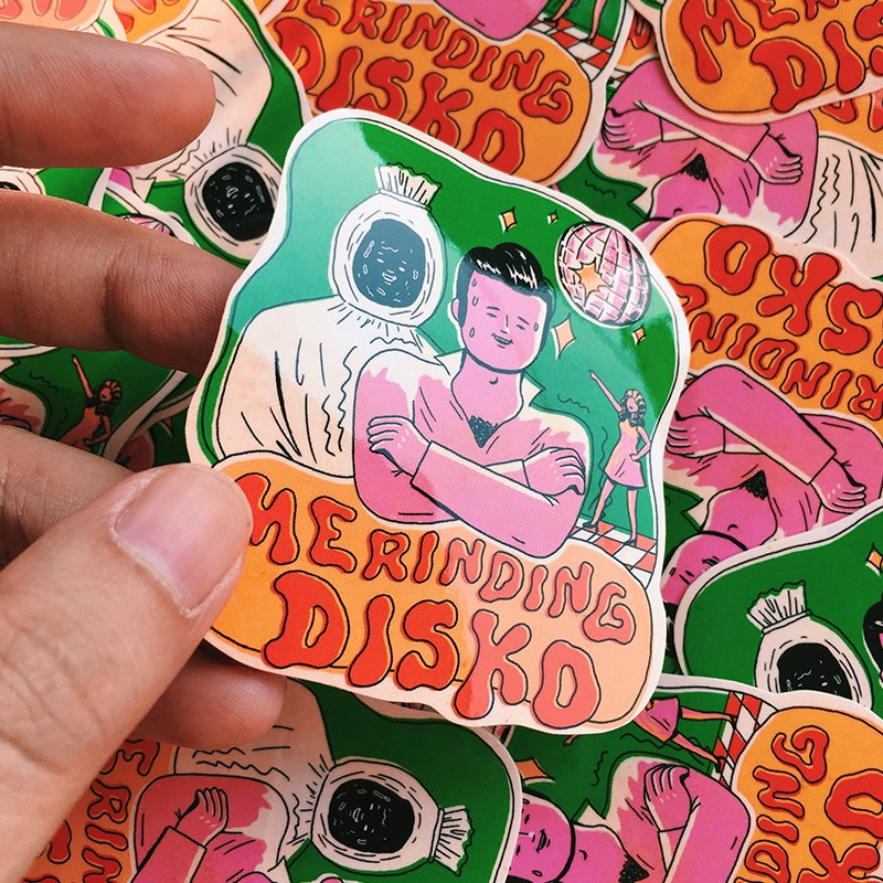 Jual Merinding Disko - Vinyl Sticker | Shopee Indonesia