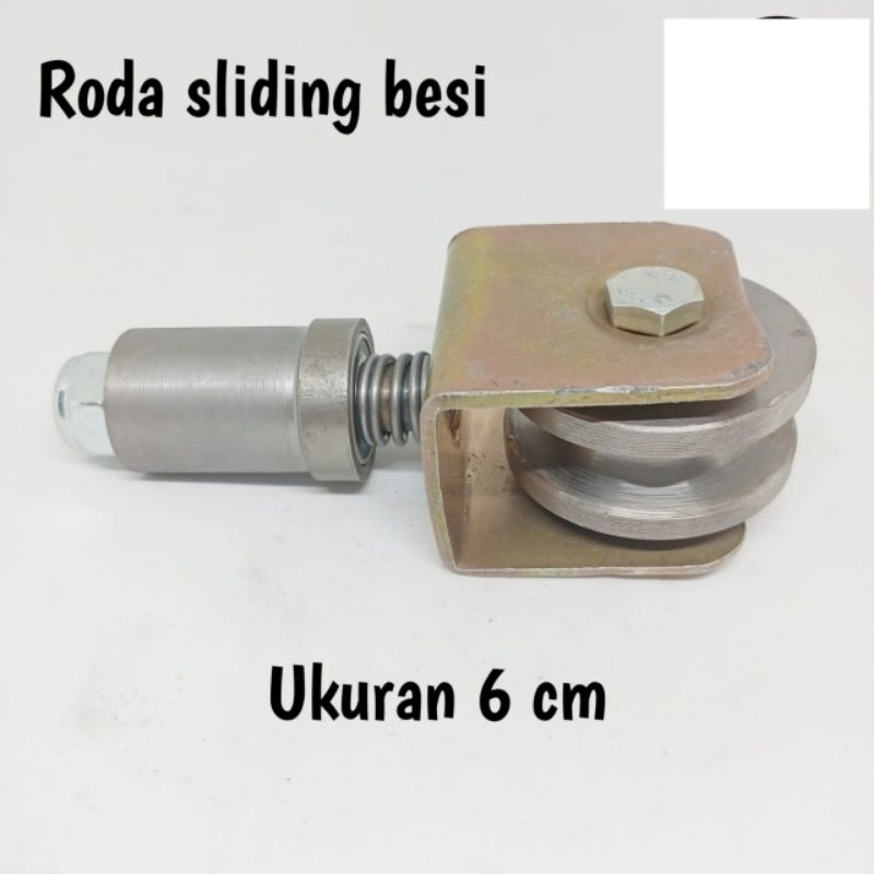 Jual Roda Sliding Besi 6cm Pintu Pagar Shopee Indonesia 5630