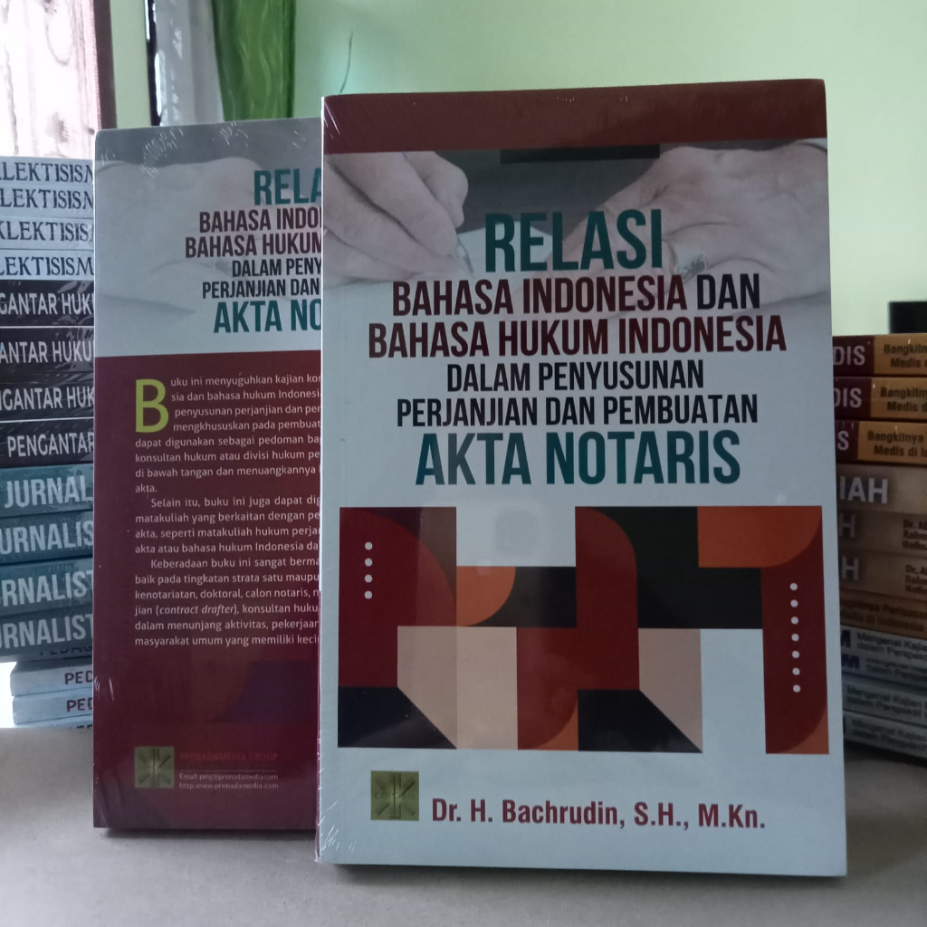 Jual RELASI BAHASA INDONESIA DAN BAHASA HUKUM INDONESIA DALAM ...