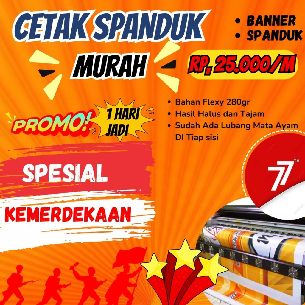 Jual Cetak Spanduk Murah / Cetak Banner Murah / Cetak Spanduk Ekspres ...