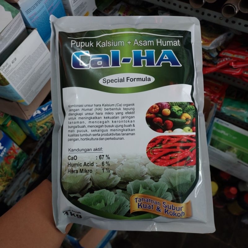 Jual CAL-HA 1 KG PUPUK KALSIUM + ASAM HUMAT CAL HA TANAMAN SUBUR KUAT ...