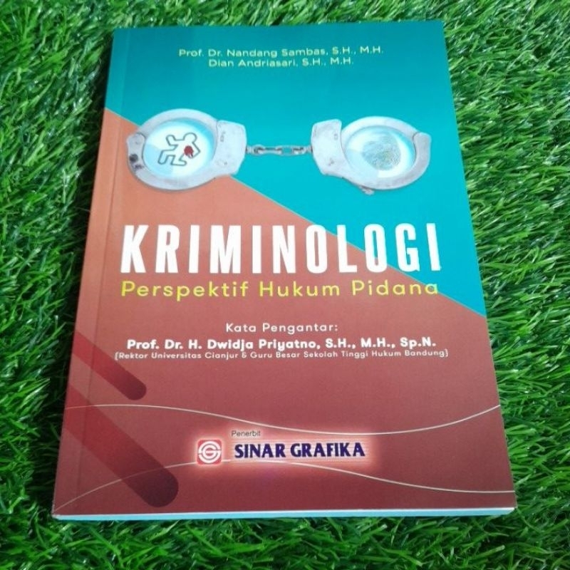 Jual BUKU KRIMINOLOGI PERSPEKTIF HUKUM PIDANA | Shopee Indonesia