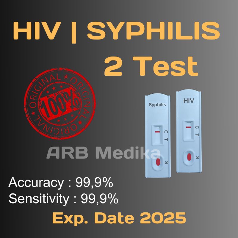 Jual paket murah Tes HIV dan Syphilis isi 2 Set Shopee Indonesia