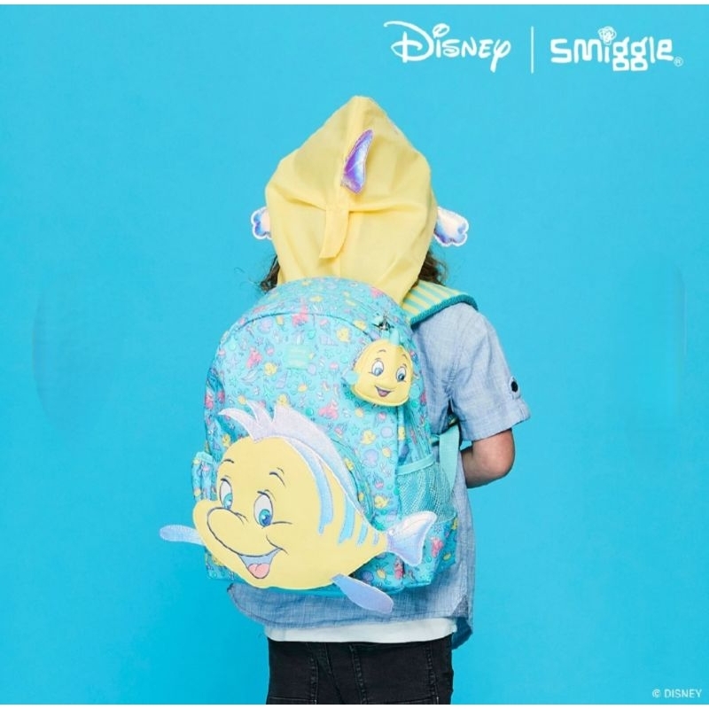 Jual Smiggle Disney Flounder Backpack (Original) Shopee Indonesia