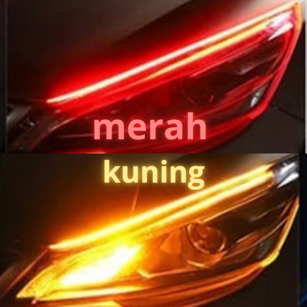 Jual Lampu Alis Led Drl 60cm Lampu Running Turning Led Headlamp Mobil