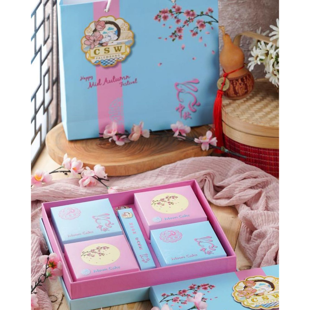 Jual Mooncake CSW Palembang Vegetarian PREMIUM Satuan / Kombinasi Box ...