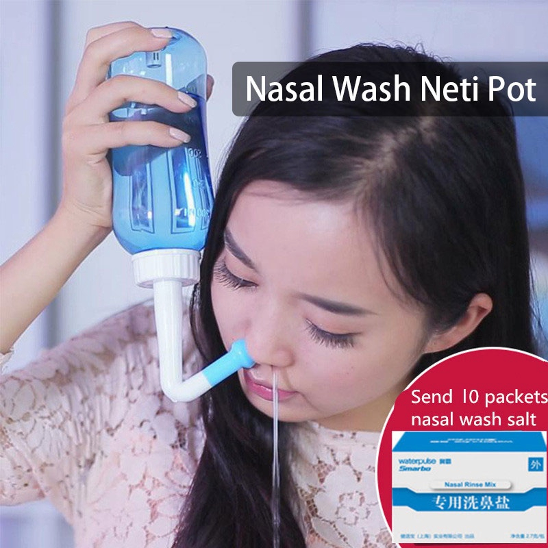 40Pcs 2.7g Nasal Wash Salt Rinse Mix Allergic Rhiniti Relief Nose Cavity  Clea wi