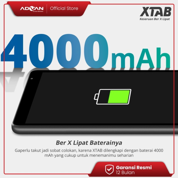 Jual ADVAN TAB XTAB 4/64 GB GARANSI RESMI TERMURAH | Shopee Indonesia