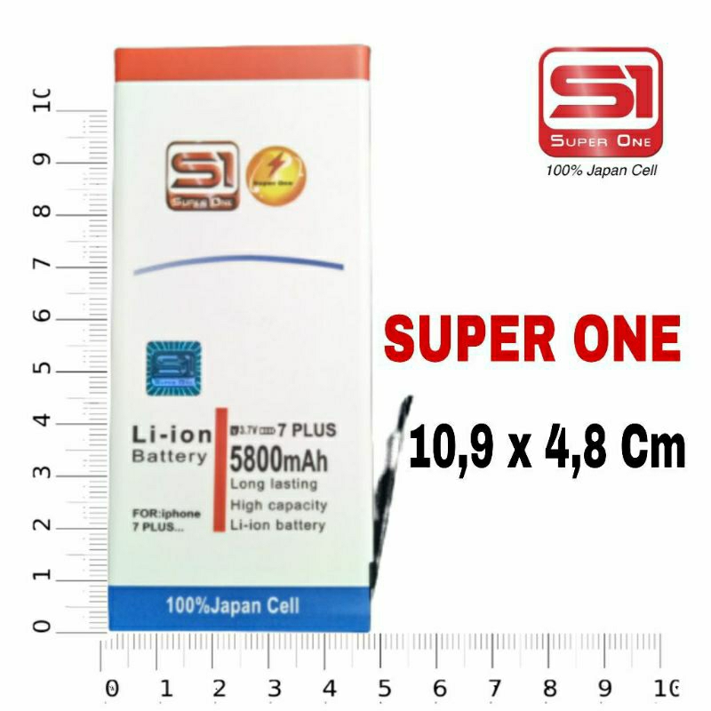 Jual Batterai iph 7 plus battery super one double power 2ic long ...