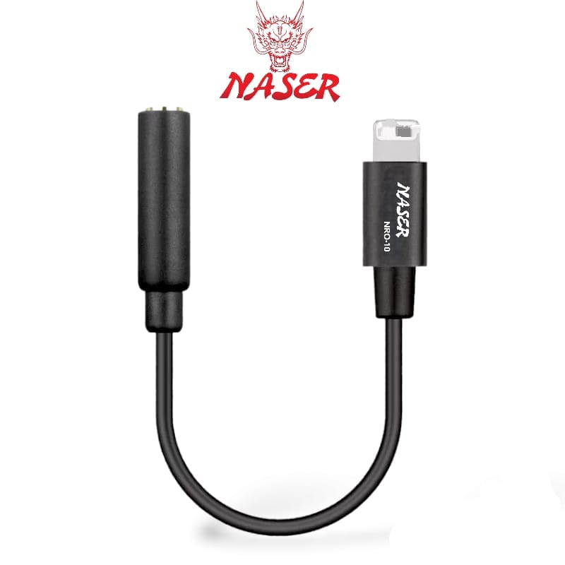 Jual NASER SPLITER IPH TO AUX 3.5MM NRO-10 / Adaptor Cable Li9htnin9 To ...