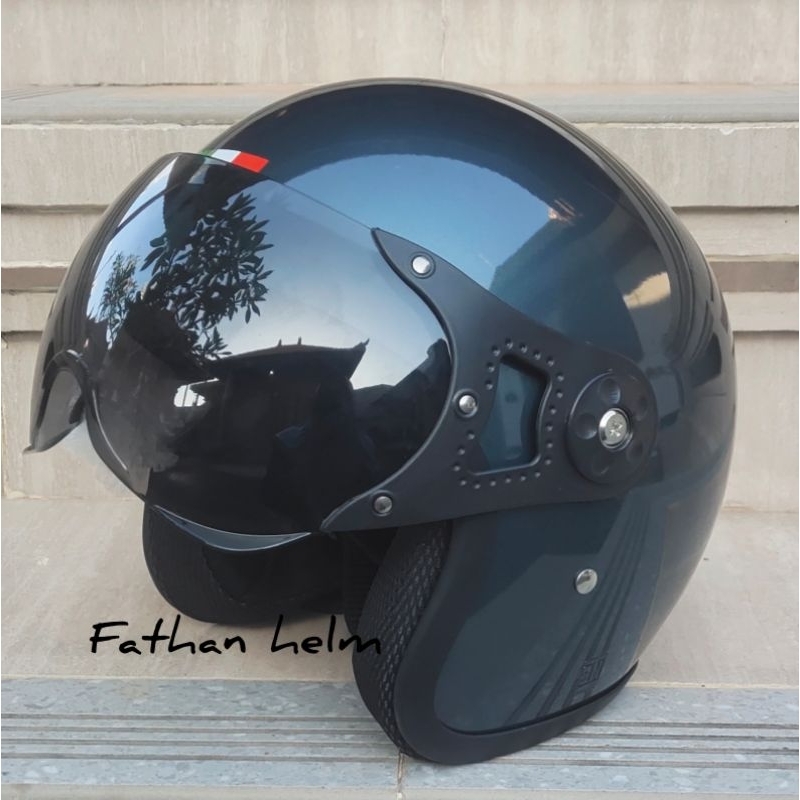 Jual HELM PILOT ITALY ORIGINAL PREMIUM SNI (Free BUBBLE WRAP+KARDUS ...