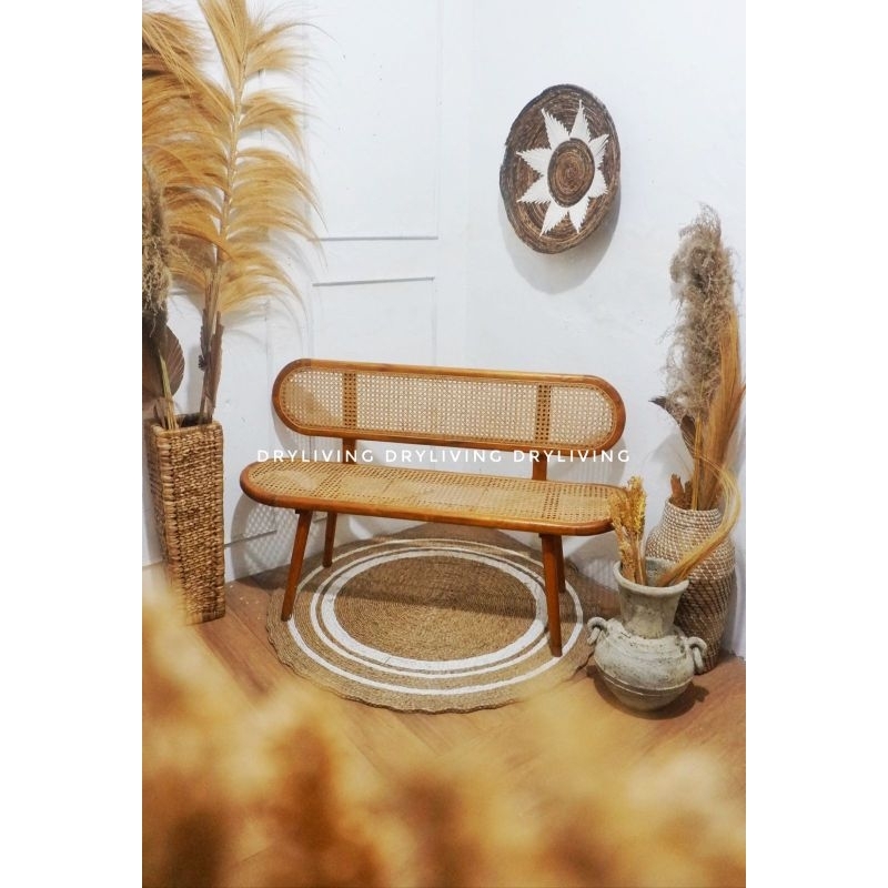 Jual LONG BENCH RATTAN WEBBING | Shopee Indonesia