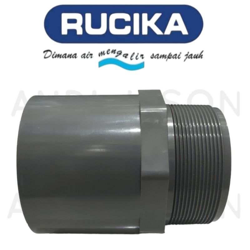 Jual V SOK 4 INCI RUCIKA SOCKET DRAT LUAR AW RUCIKA 4 INCI PVC SDL 4 ...