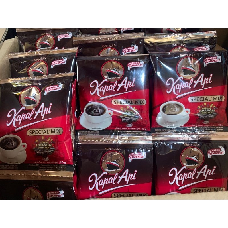 Jual Kopi kapal Api Special Mix 10Sachet 1 Renceng | Shopee Indonesia