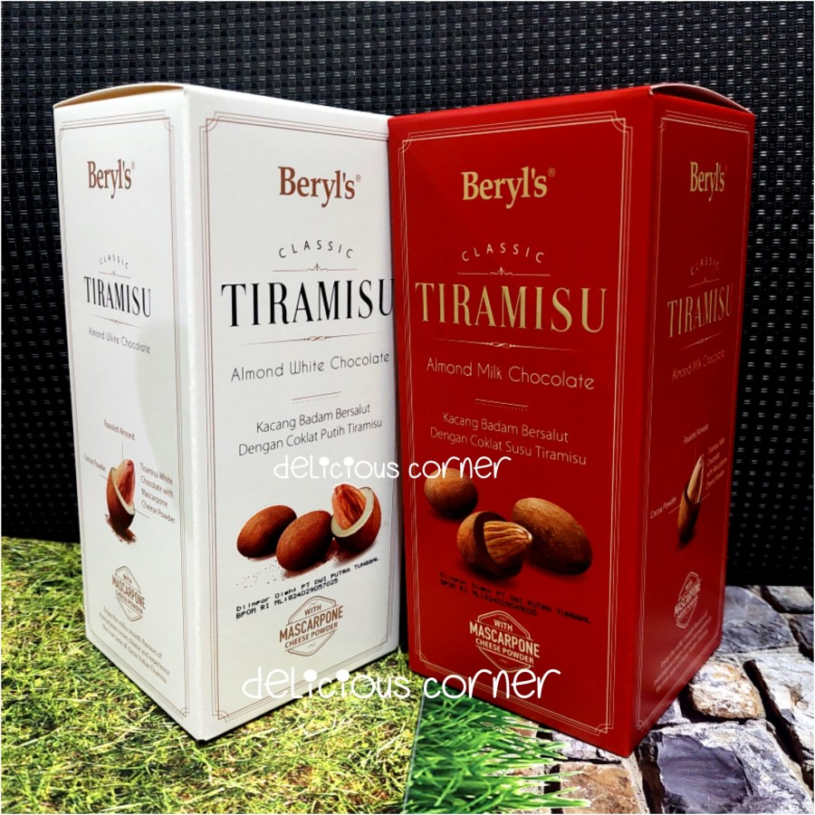 Jual Beryls Tiramisu Almond 200g Box Chocolate Coklat Malaysia Beryls Shopee Indonesia 1704