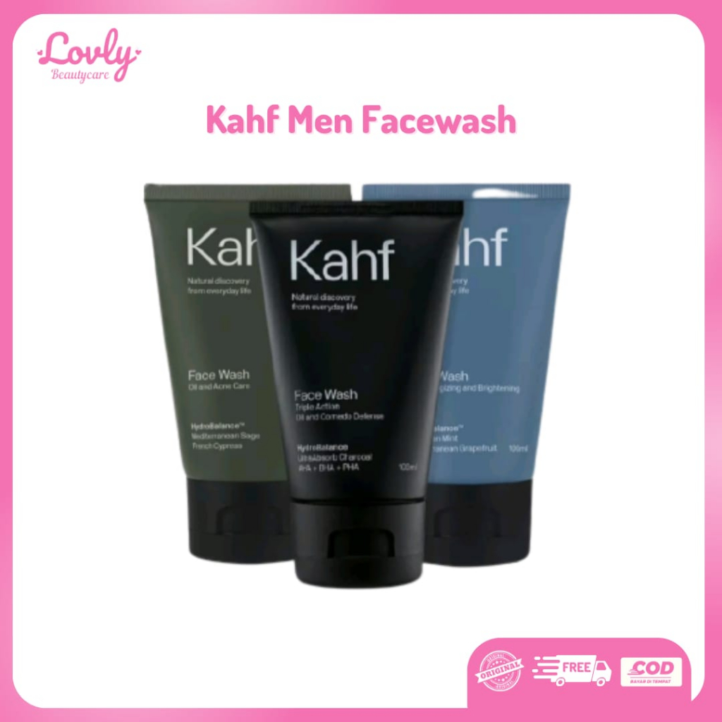 Jual KAHF Men Face Wash 100ml Shopee Indonesia