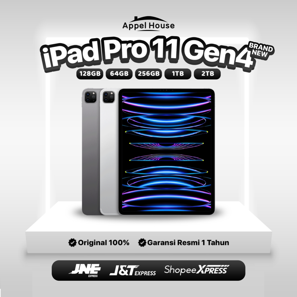 Jual IPAD PRO 11 (GEN 4) WIFI & CELL UNIT BARU GARANSI RESMI | Shopee ...