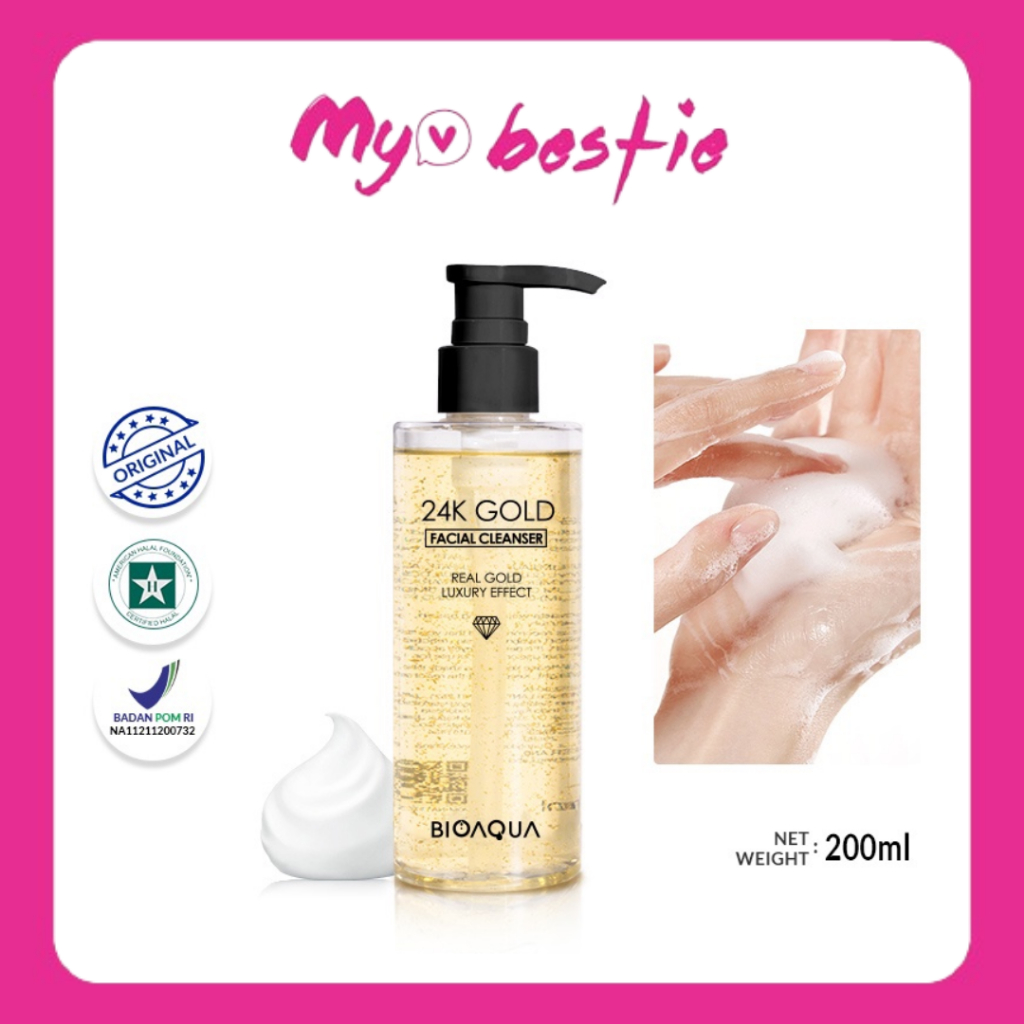 Jual [My Bestie Official] BIOAQUA 24K Gold Skin Brightening Facial