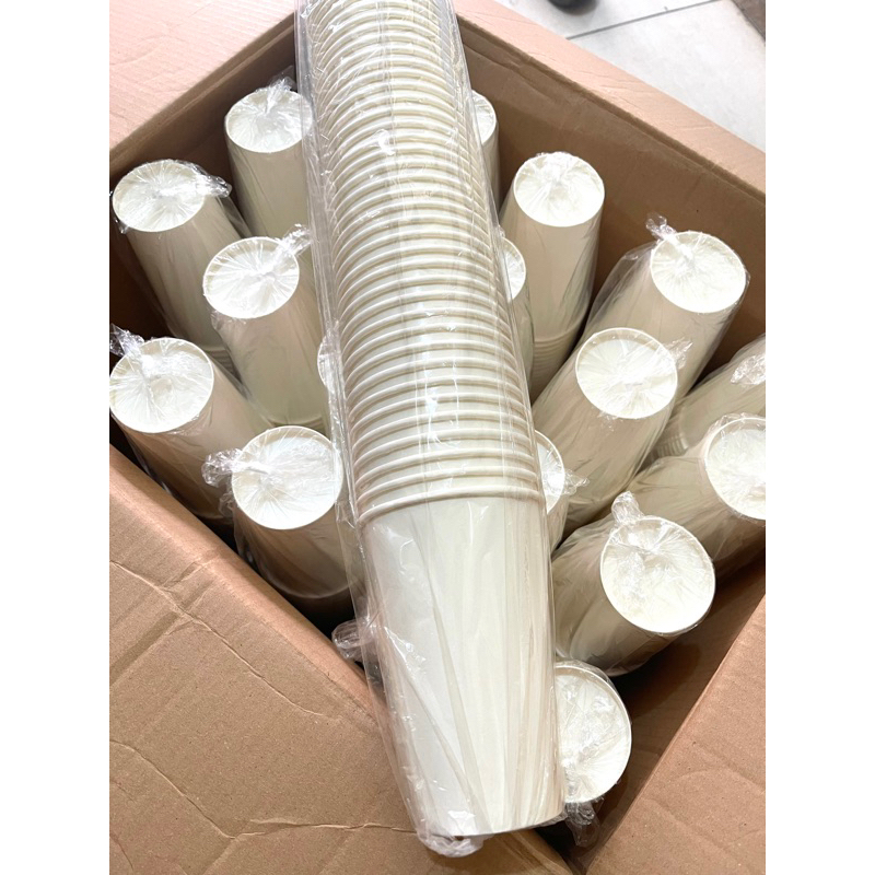 Jual Paper Cup Polos 12oz 16oz ~ Galeri Plastik Frozen Food | Shopee ...