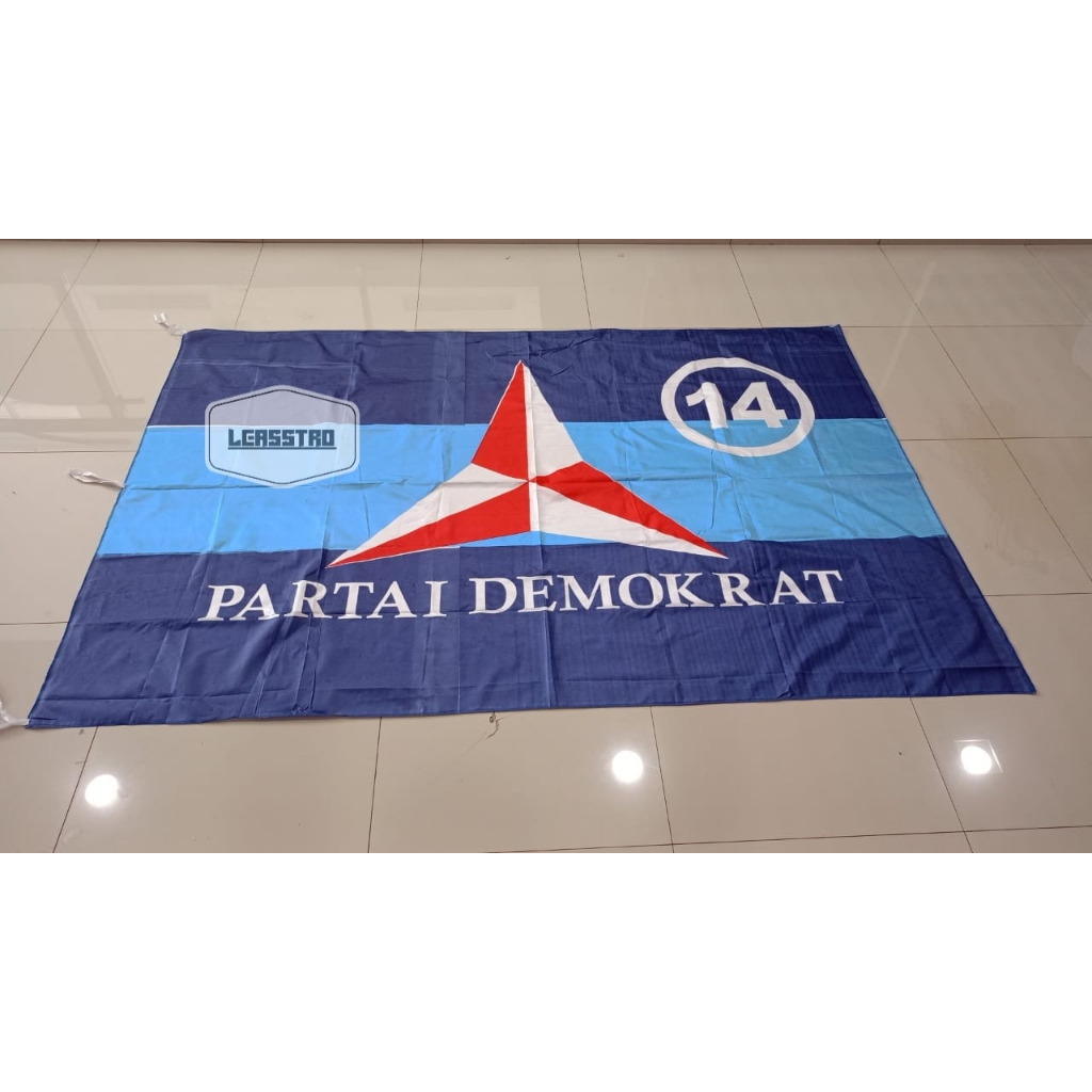 Jual Bendera Partai Demokrat 150 X 225 Cm Shopee Indonesia