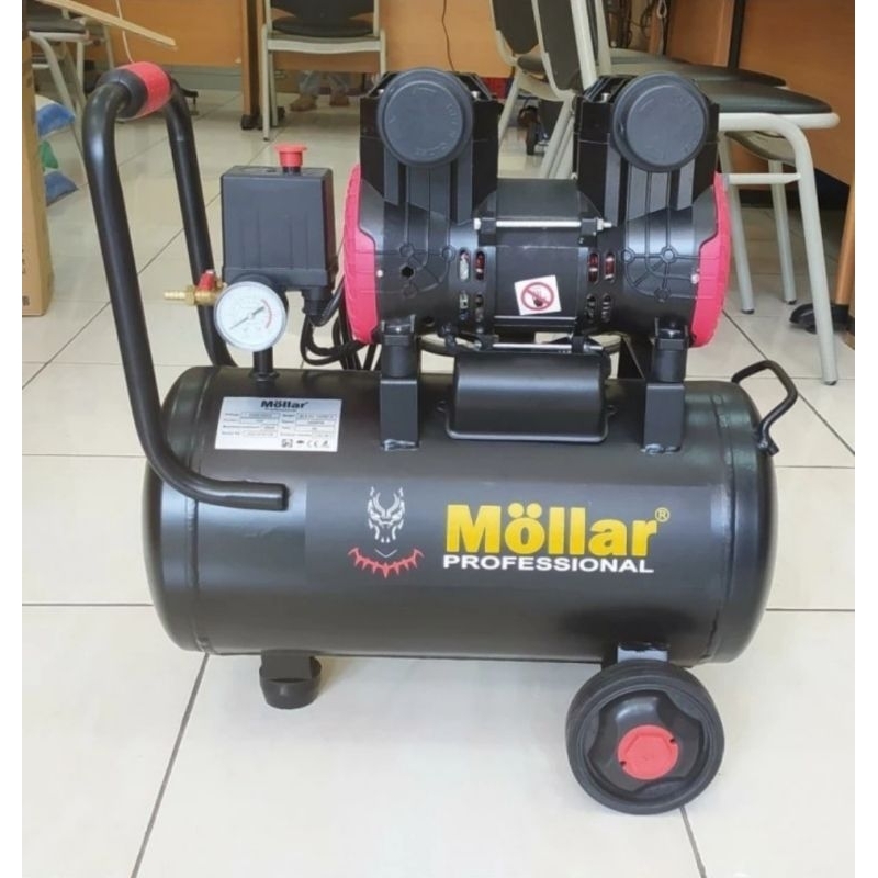 Jual Kompresor Angin Mollar AC1535 Kompressor 1HP 35L BLACK PANTHER ...