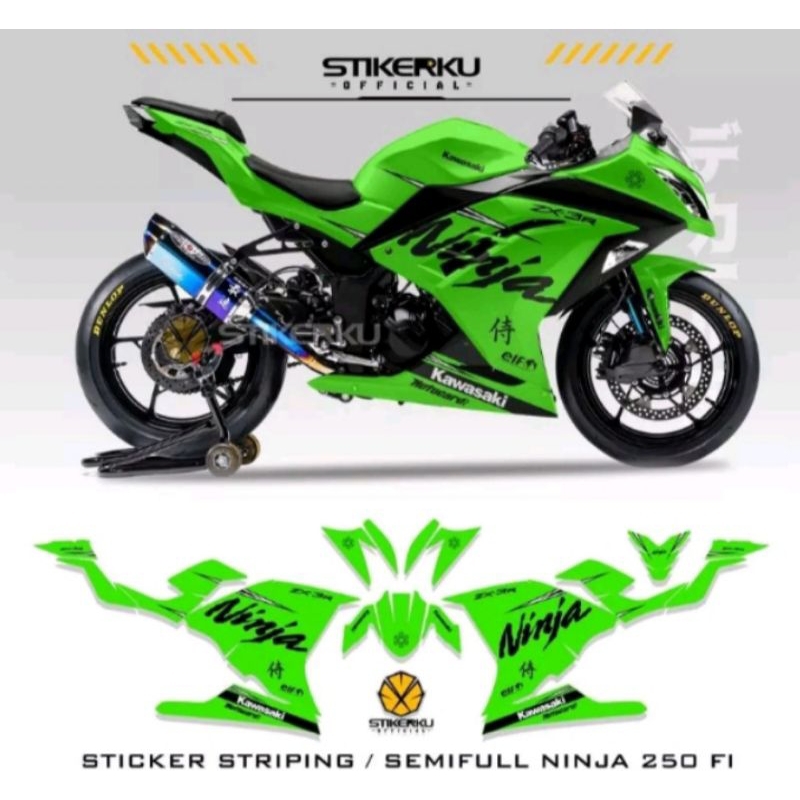 Jual stiker semifull ninja 250 fi | Shopee Indonesia
