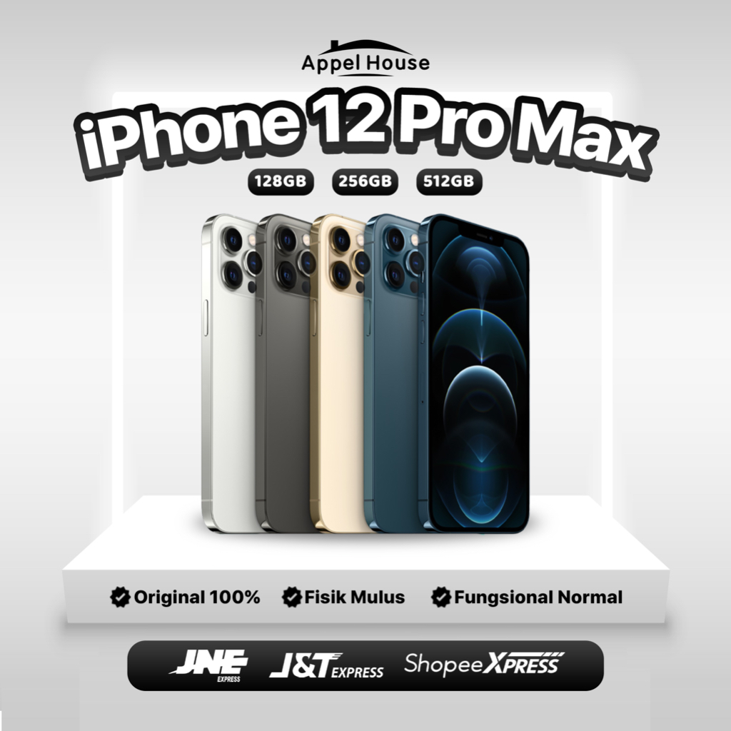 Jual IPhone 12 ProMax 128GB/256GB/512GB Bekas Original 100% | NORMAL ...