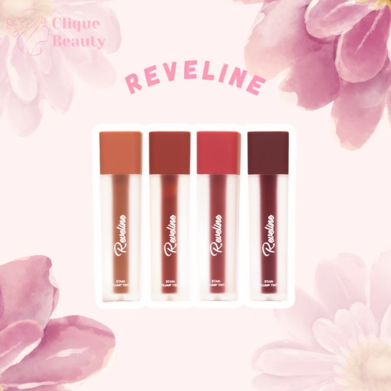 Jual (NEW FORMULA) REVELINE Stain Plump Tint Lip Tint Reveline Lip