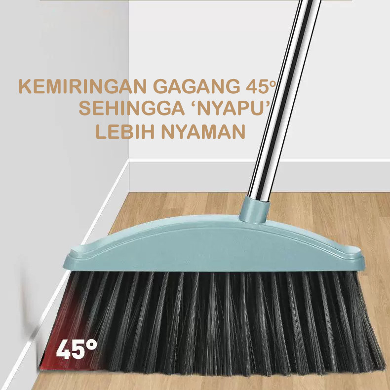 Jual MJ - SAPU LANTAI PENGKI SET DENGAN SEROK RAMBUT ALAT PEMBERSIH ...