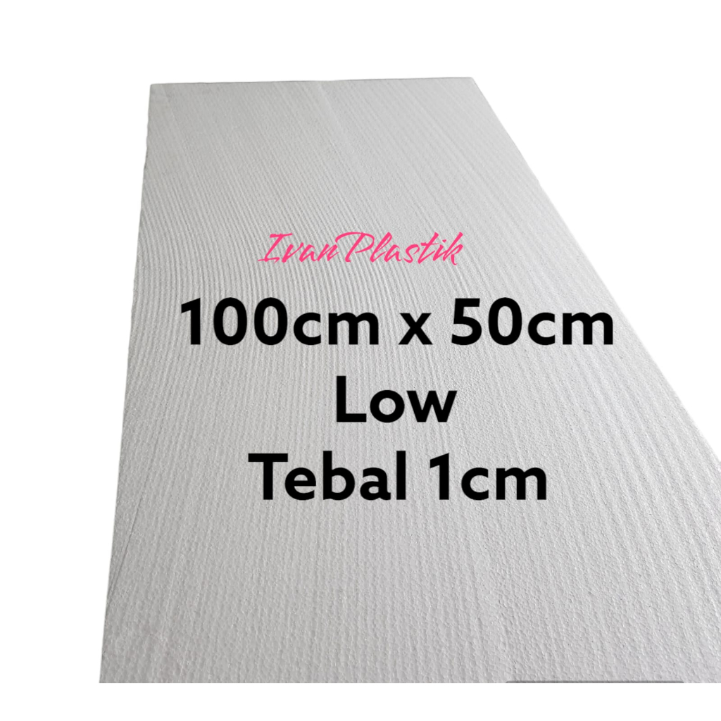 Jual STYROFOAM LEMBARAN 100CM X 50CM LOW TEBAL 1CM Shopee Indonesia